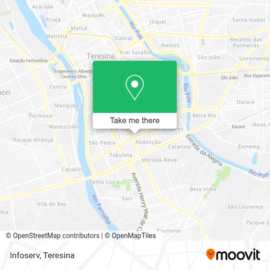 Infoserv map