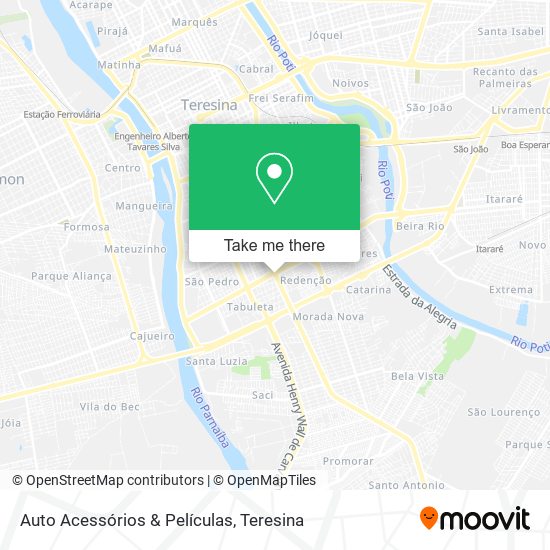 Auto Acessórios & Películas map