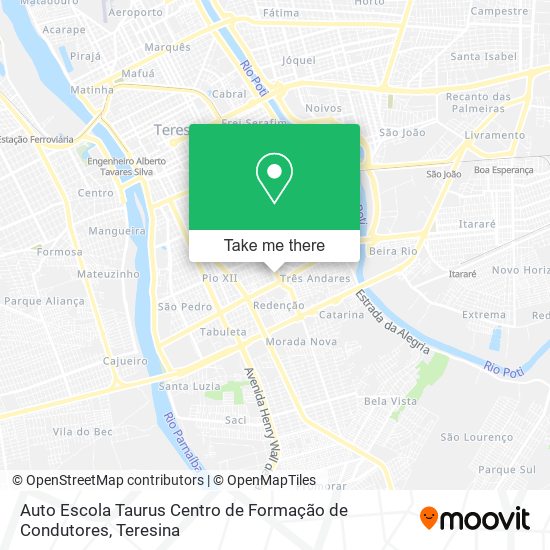 Auto Escola Taurus Centro de Formação de Condutores map