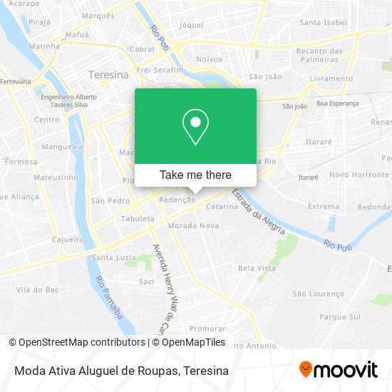 Moda Ativa Aluguel de Roupas map