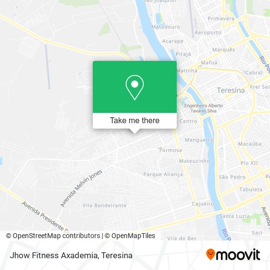 Jhow Fitness Axademia map