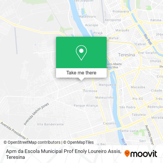 Apm da Escola Municipal Prof Enoly Loureiro Assis map