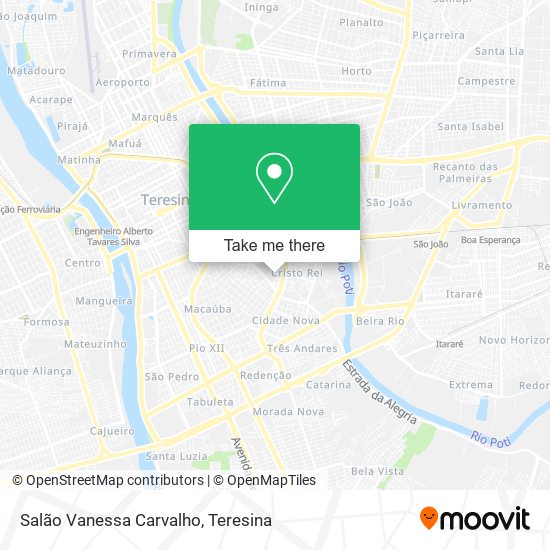 Salão Vanessa Carvalho map