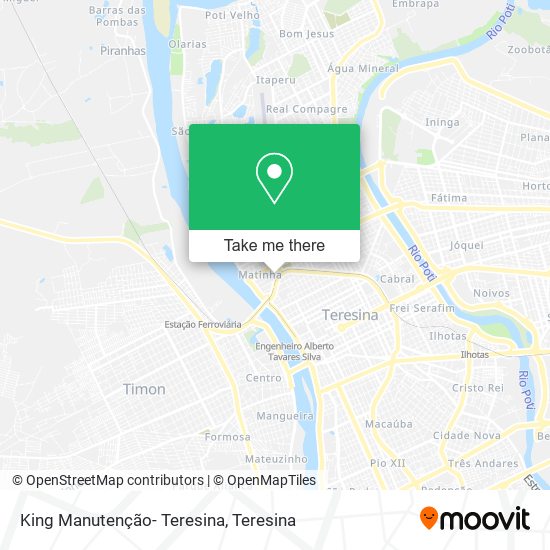 King Manutenção- Teresina map