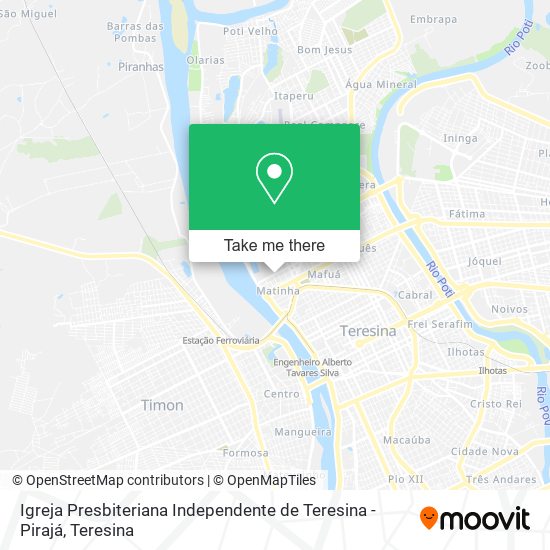 Igreja Presbiteriana Independente de Teresina - Pirajá map