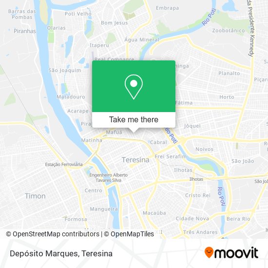 Depósito Marques map