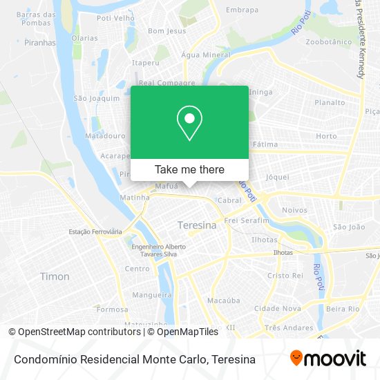 Condomínio Residencial Monte Carlo map