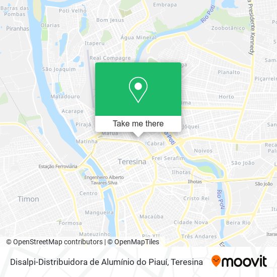 Disalpi-Distribuidora de Alumínio do Piauí map