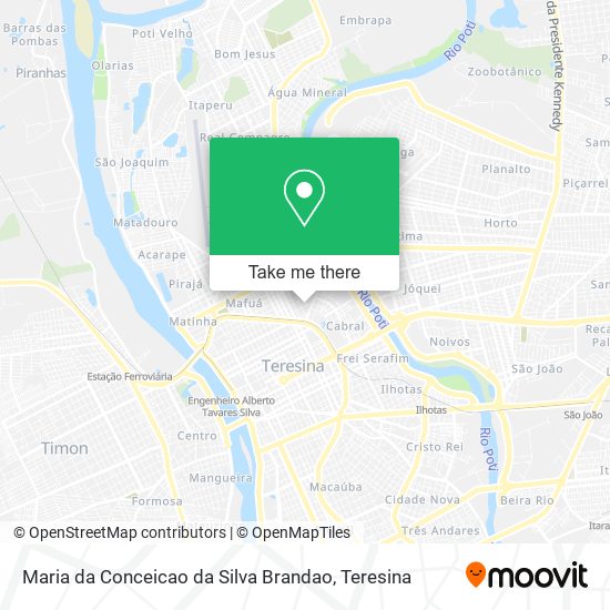 Maria da Conceicao da Silva Brandao map