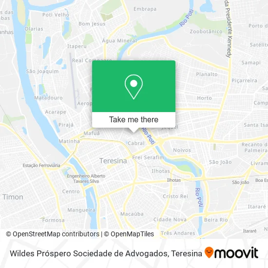 Wildes Próspero Sociedade de Advogados map