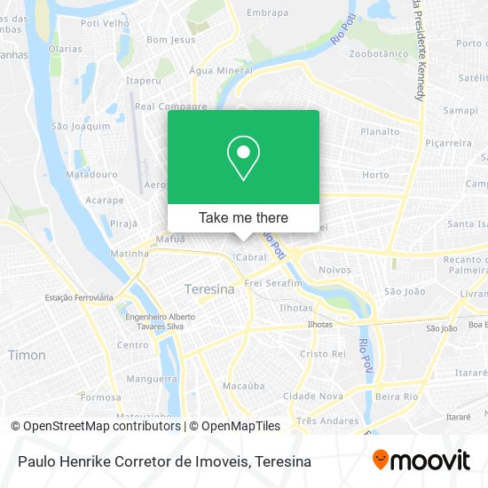 Mapa Paulo Henrike Corretor de Imoveis