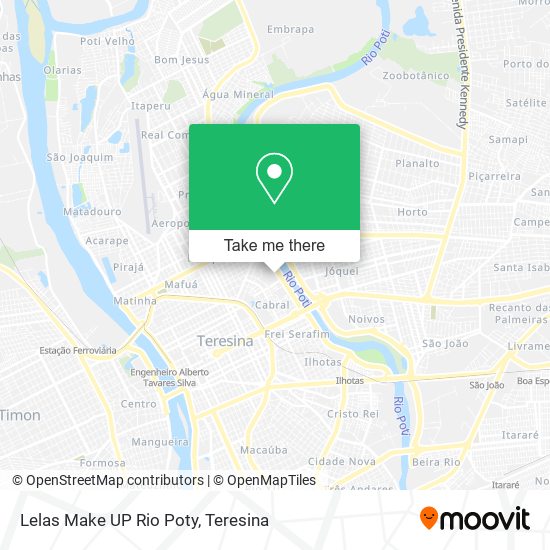 Lelas Make UP Rio Poty map