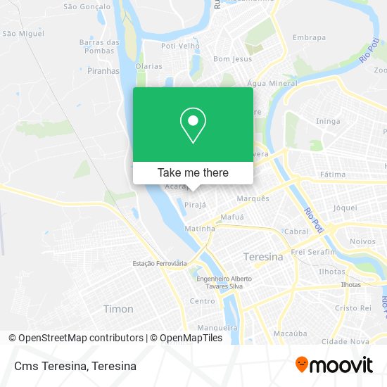 Mapa Cms Teresina