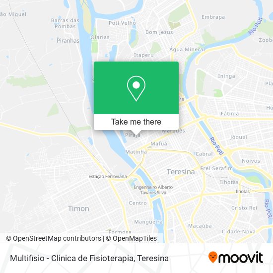 Multifisio - Clinica de Fisioterapia map