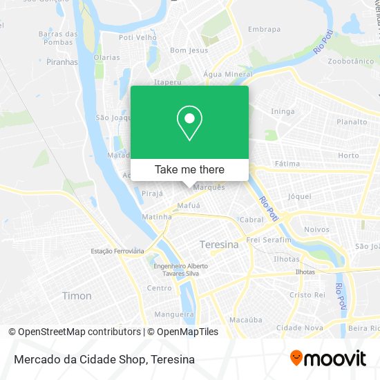 Mercado da Cidade Shop map