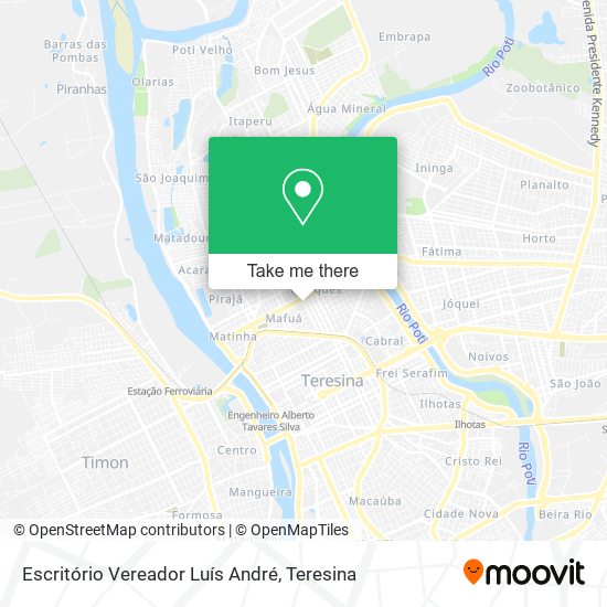 Escritório Vereador Luís André map