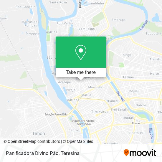 Panificadora Divino Pão map