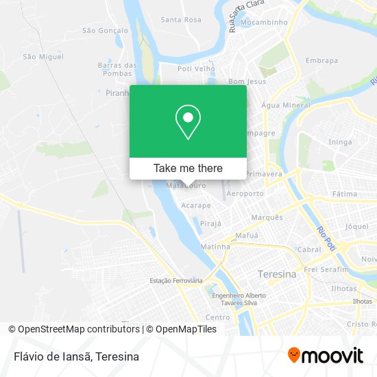 Flávio de Iansã map