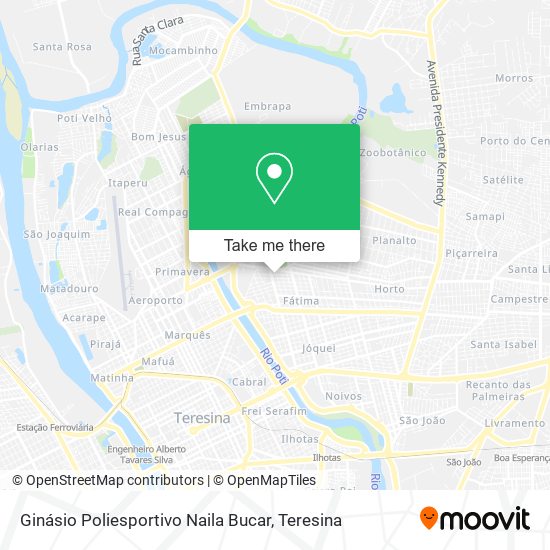 Ginásio Poliesportivo Naila Bucar map