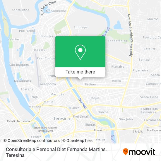 Consultoria e Personal Diet Fernanda Martins map