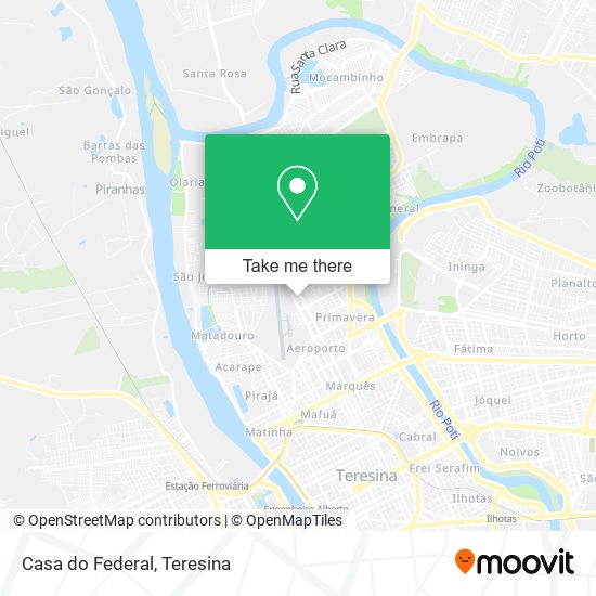 Mapa Casa do Federal