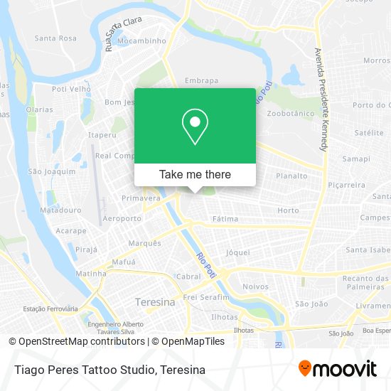 Mapa Tiago Peres Tattoo Studio