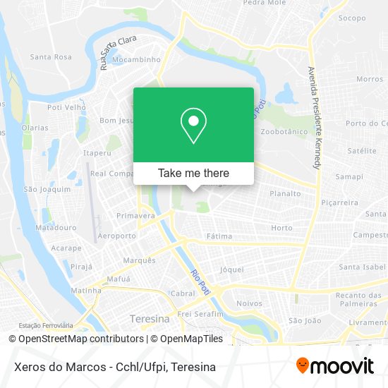 Xeros do Marcos - Cchl/Ufpi map