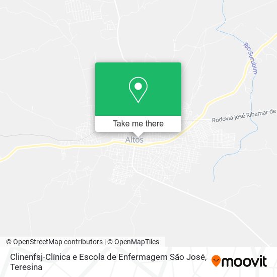 Mapa Clinenfsj-Clínica e Escola de Enfermagem São José