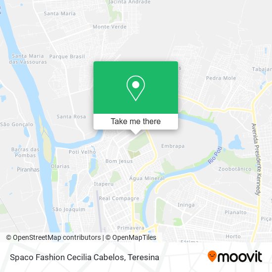 Spaco Fashion Cecilia Cabelos map