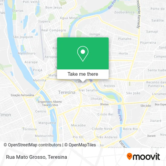 Rua Mato Grosso map