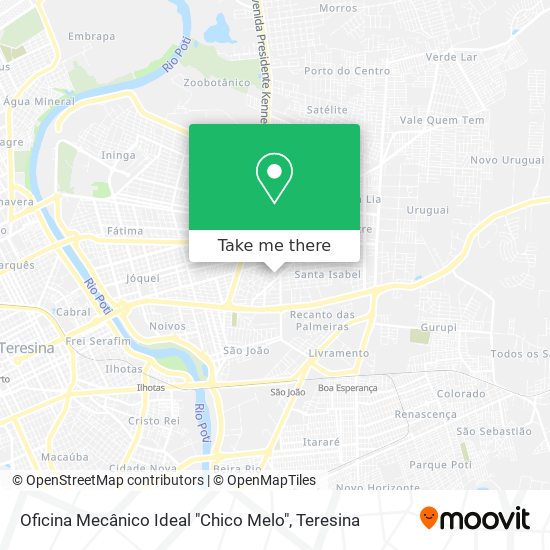 Oficina Mecânico Ideal "Chico Melo" map