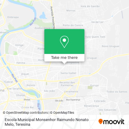 Escola Municipal Monsenhor Raimundo Nonato Melo map