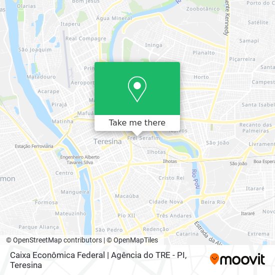 Caixa Econômica Federal | Agência do TRE - PI map