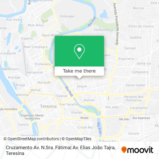 Cruzamento Av. N.Sra. Fátima| Av. Elias João Tajra map