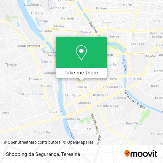 Shopping da Segurança map