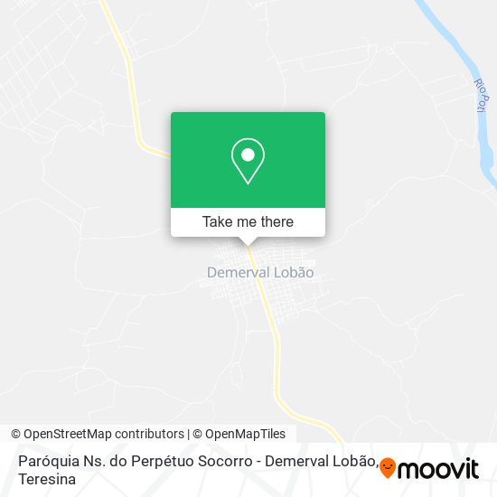Paróquia Ns. do Perpétuo Socorro - Demerval Lobão map
