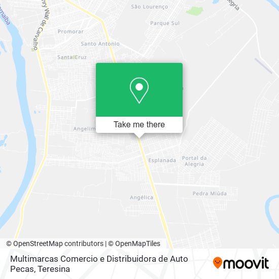 Mapa Multimarcas Comercio e Distribuidora de Auto Pecas