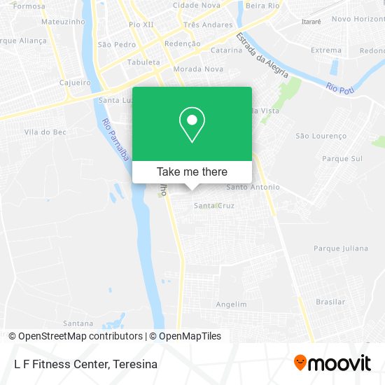 L F Fitness Center map