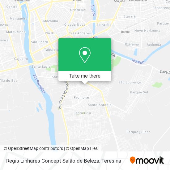 Regis Linhares Concept Salão de Beleza map