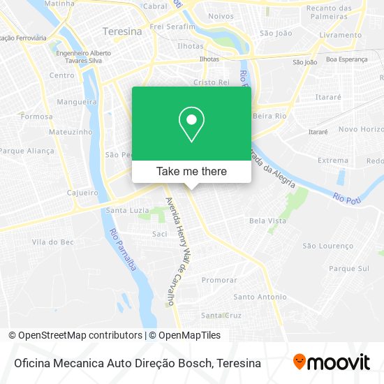 Oficina Mecanica Auto Direção Bosch map