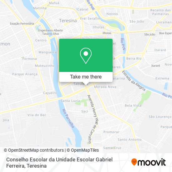 Conselho Escolar da Unidade Escolar Gabriel Ferreira map