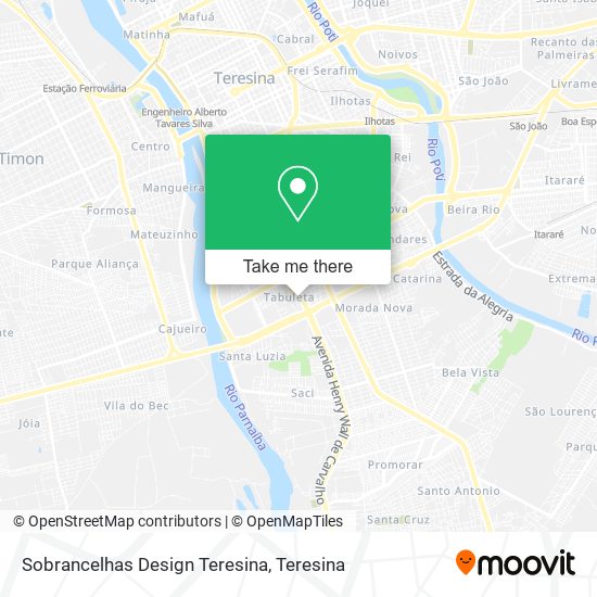 Sobrancelhas Design Teresina map
