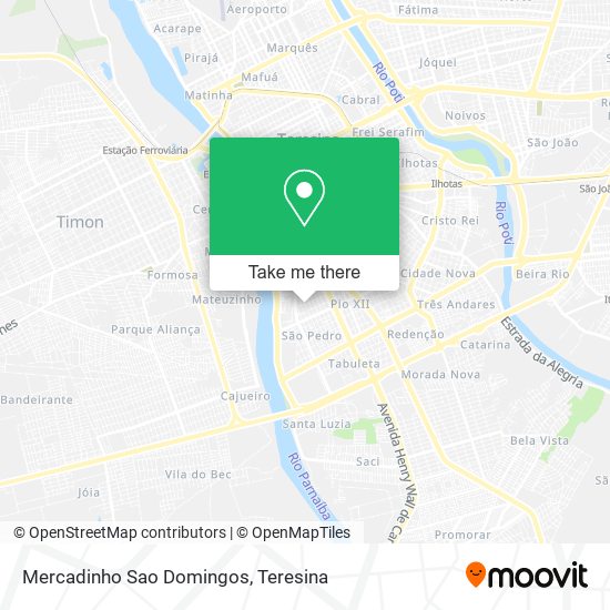 Mercadinho Sao Domingos map