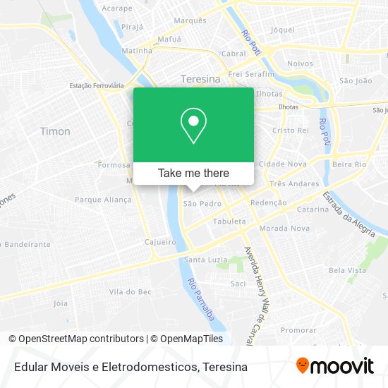Edular Moveis e Eletrodomesticos map