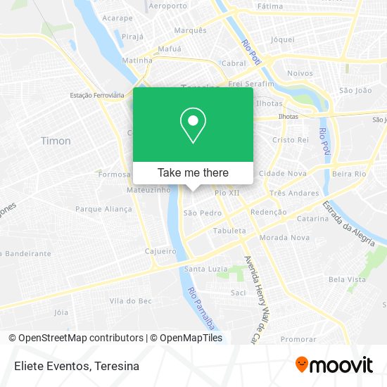 Eliete Eventos map