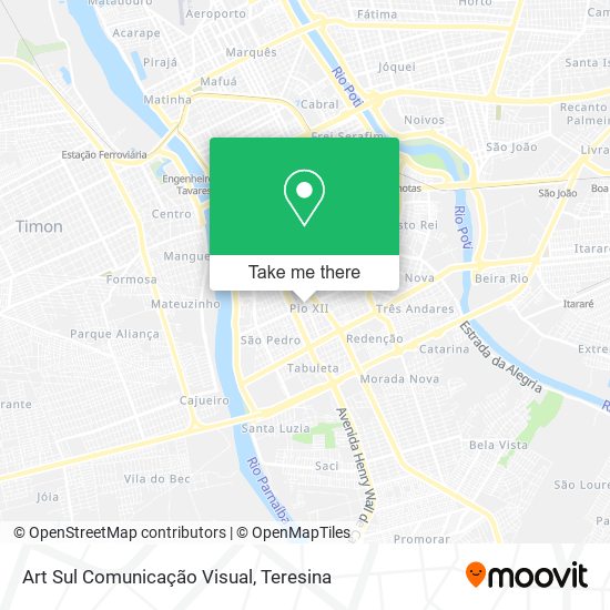 Art Sul Comunicação Visual map