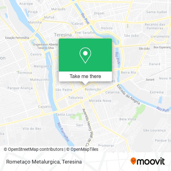 Rometaço Metalurgica map