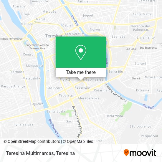 Mapa Teresina Multimarcas
