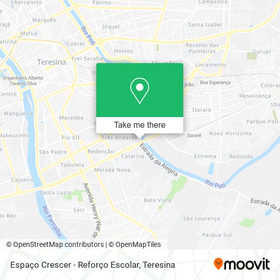 Espaço Crescer - Reforço Escolar map