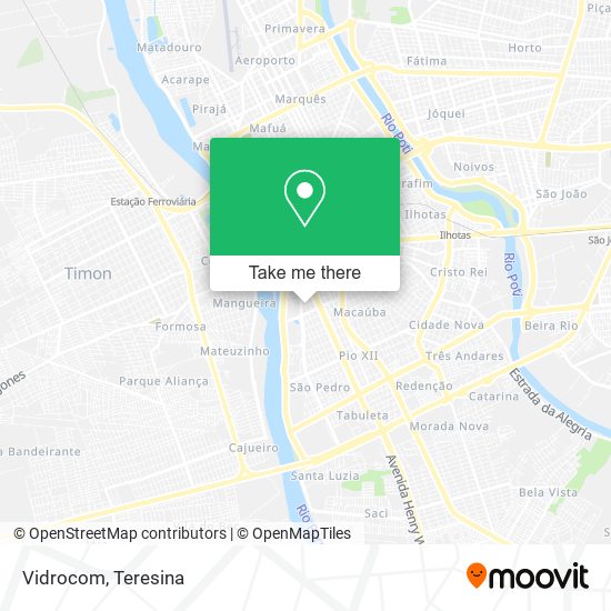 Vidrocom map